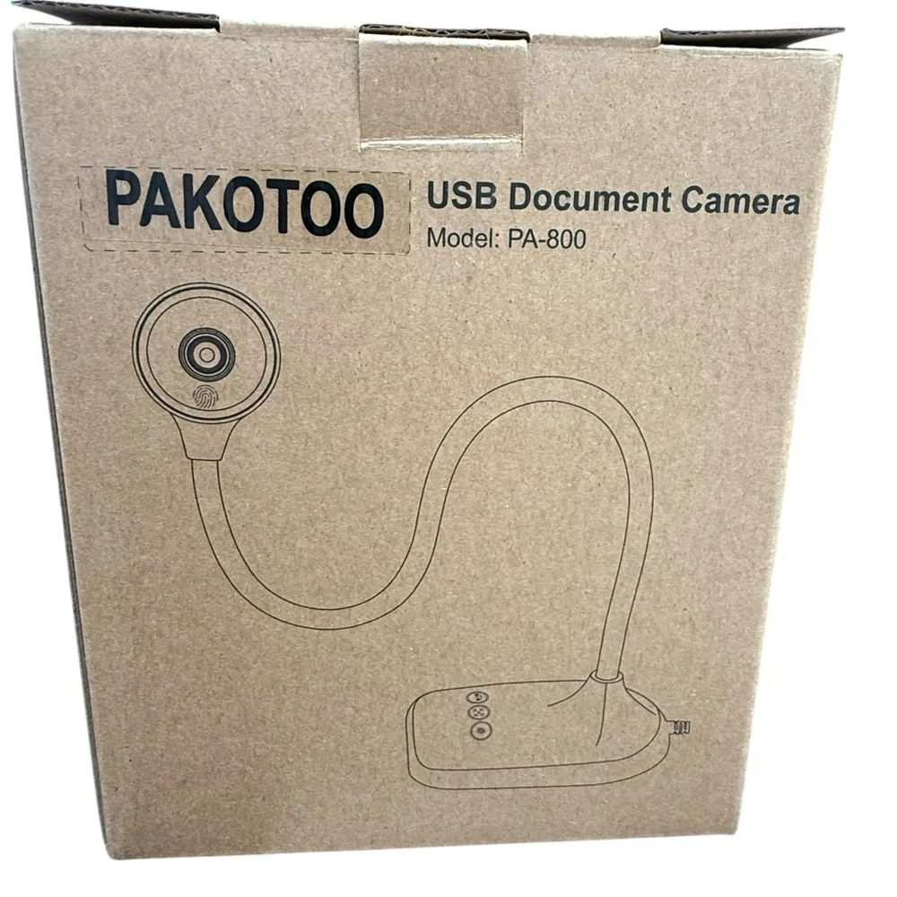USB Document Camera for Teachers, Webcam/Doc Camera for Classroom with A3 Format